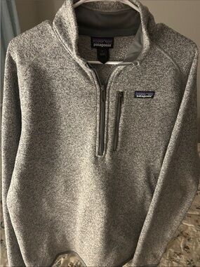 Patagonia Men’s Better Sweater Quarter Zip - Heather Gray